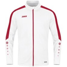 JAKO Polyesterjacke Power (100% rec. Polyester) weiss/rot Herren