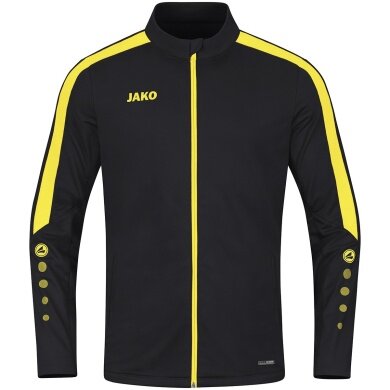 JAKO Polyesterjacke Power (100% rec. Polyester) schwarz/gelb Herren