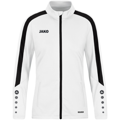 JAKO Polyesterjacke Power (100% rec. Polyester) weiss Damen