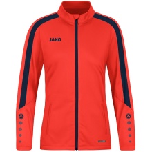 JAKO Polyesterjacke Power (100% rec. Polyester) orange/marineblau Damen