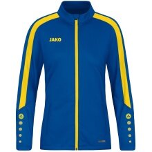 JAKO Polyesterjacke Power (100% rec. Polyester) royalblau/gelb Damen