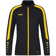 JAKO Polyesterjacke Power (100% rec. Polyester) schwarz/gelb Damen