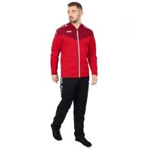 JAKO Präsentationsanzug Champ 2.0 (Jacke und Hose) rot/schwarz Herren