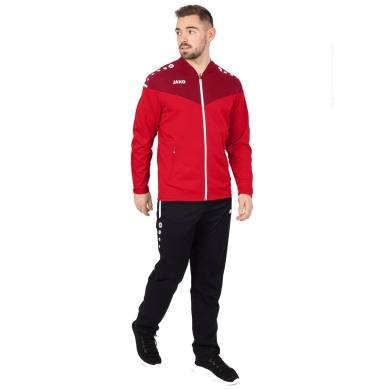 JAKO Präsentationsanzug Champ 2.0 (Jacke und Hose) rot/schwarz Herren