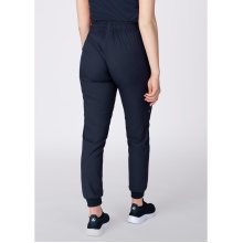 JAKO Präsentationshose Allround (Polyester, Beinabschluss mit Ripp) lang marineblau Damen