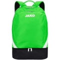 JAKO Rucksack Iconic mit Bodenfach neongrün/schwarz - 28x21x46cm