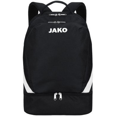 JAKO Rucksack Iconic mit Bodenfach schwarz - 28x21x46cm