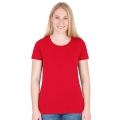 JAKO Freizeit-Shirt Organic Stretch (Bio-Baumwolle) rot Damen