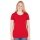 JAKO Freizeit-Shirt Organic Stretch (Bio-Baumwolle) rot Damen