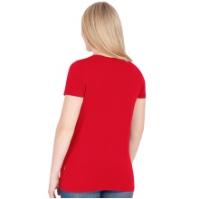 JAKO Freizeit-Shirt Organic Stretch (Bio-Baumwolle) rot Damen