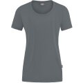 JAKO Freizeit-Shirt Organic Stretch (Bio-Baumwolle) dunkelgrau Damen