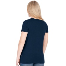 JAKO Freizeit-Shirt Organic Stretch (Bio-Baumwolle) marineblau Damen