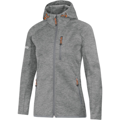 JAKO Softshelljacke Light (wind- und wasserabweisend) grau Damen