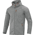 JAKO Softshelljacke Light (wind- und wasserabweisend) grau Herren