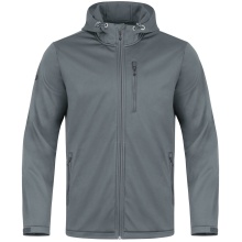 JAKO Softshelljacke Premium (Kapuze, wind- und wasserabweisend) dunkelgrau Herren