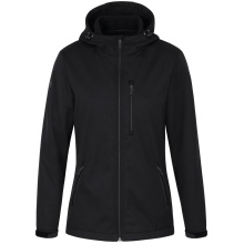 JAKO Softshelljacke Premium (Kapuze, wind- und wasserabweisend) schwarz Damen