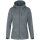 JAKO Softshelljacke Premium (Kapuze, wind- und wasserabweisend) dunkelgrau Damen