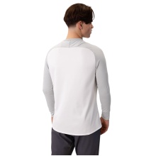 JAKO Sport-Langarmshirt Sweat Iconic (Polyester-Stretch-Fleece) weiss/grau/anthrazitgrau Herren