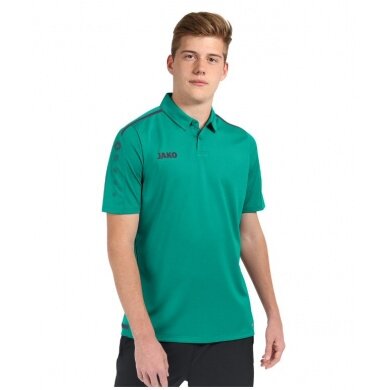 JAKO Sport-Polo Striker 2.0 türkis Herren