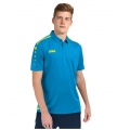 JAKO Sport-Polo Striker 2.0 blau/neongelb Herren