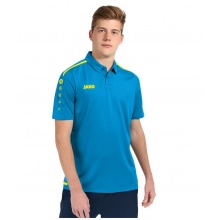 JAKO Sport-Polo Striker 2.0 blau/neongelb Herren