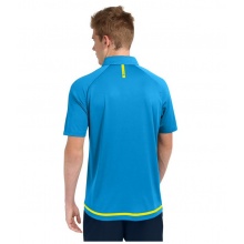 JAKO Sport-Polo Striker 2.0 blau/neongelb Herren