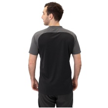 JAKO Sport-Polo Iconic (Polyester-Micro-Mesh) schwarz/anthrazitgrau Herren