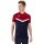 JAKO Sport-Polo Iconic (Polyester-Micro-Mesh) marineblau/rot Herren