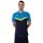 JAKO Sport-Polo Iconic (Polyester-Micro-Mesh) marineblau/hellblau/gelb Herren