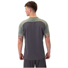 JAKO Sport-Polo Iconic (Polyester-Micro-Mesh) anthrazitgrau/mintgrün Herren