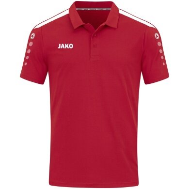 JAKO Sport-Polo Power (Mischgewebe, strapazierfähig) rot Kinder