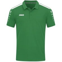 JAKO Sport-Polo Power (Mischgewebe, strapazierfähig) grün Kinder