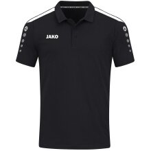 JAKO Sport-Polo Power (Mischgewebe, strapazierfähig) schwarz Herren