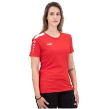 JAKO Sport-Shirt Power (strapazierfähig, angenehmes Tragegefühl) rot Damen