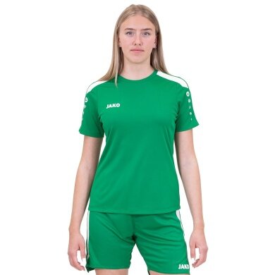 JAKO Sport-Shirt Trikot Power (Polyester-Interlock, strapazierfähig) grün Damen