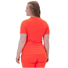 JAKO Sport-Shirt Trikot Power (Polyester-Interlock, strapazierfähig) orange/marineblau Damen