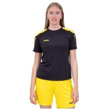 JAKO Sport-Shirt Trikot Power (Polyester-Interlock, strapazierfähig) schwarz/gelb Damen