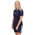 JAKO Sport-Shirt Trikot Power (Polyester-Interlock, strapazierfähig) marineblau Damen