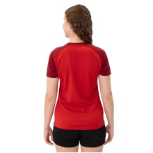 JAKO Sport-Shirt Iconic (Polyester-Micro-Mesh) rot/weinrot Damen