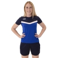 JAKO Sport-Shirt Iconic (Polyester-Micro-Mesh) royalblau/marineblau Damen