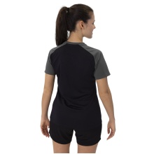 JAKO Sport-Shirt Iconic (Polyester-Micro-Mesh) schwarz/anthrazitgrau Damen