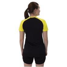 JAKO Sport-Shirt Iconic (Polyester-Micro-Mesh) schwarz/gelb Damen