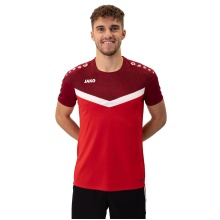 JAKO Sport-Tshirt Iconic (Polyester-Micro-Mesh) rot/weinrot Herren