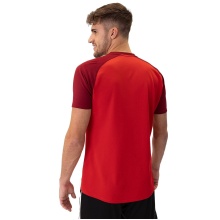 JAKO Sport-Tshirt Iconic (Polyester-Micro-Mesh) rot/weinrot Herren