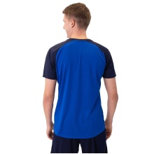 JAKO Sport-Tshirt Iconic (Polyester-Micro-Mesh) royalblau/marineblau Herren