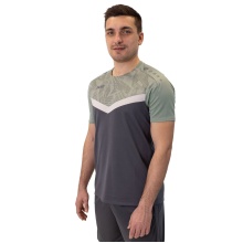 JAKO Sport-Tshirt Iconic (Polyester-Micro-Mesh) anthrazitgrau/mintgrün Herren