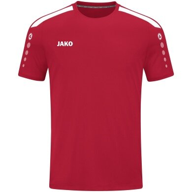 JAKO Sport-Tshirt Trikot Power (Polyester-Interlock, strapazierfähig) rot Kinder