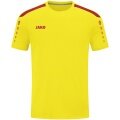 JAKO Sport-Tshirt Trikot Power (Polyester-Interlock, strapazierfähig) gelb/rot Kinder