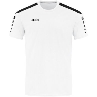 JAKO Sport-Tshirt Power (strapazierfähig, angenehmes Tragegefühl) weiss Kinder