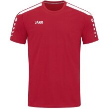 JAKO Sport-Tshirt Power (strapazierfähig, angenehmes Tragegefühl) rot Kinder